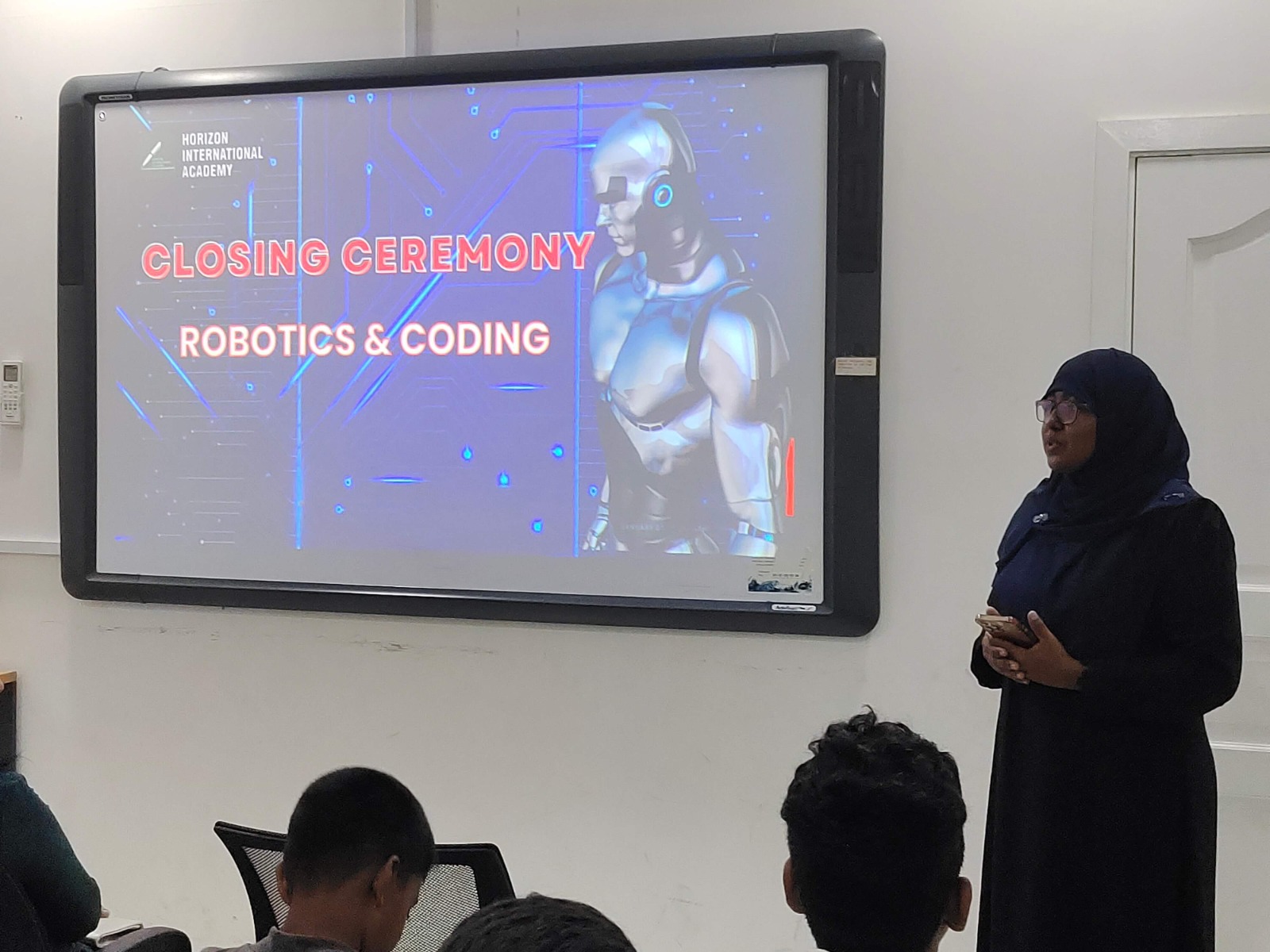 Robotics Course Certificate Ceremony